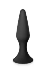 Silikonski analni plug - Glamy First Black L - Image 2