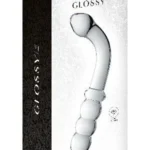 Stakleni dildo - Glossy 8 Clear