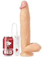 Veliki realistični vibrator - Captain Red 31 cm - Image 2
