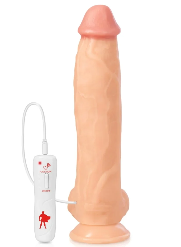 Veliki realistični vibrator - Captain Red 31 cm - Слика 4